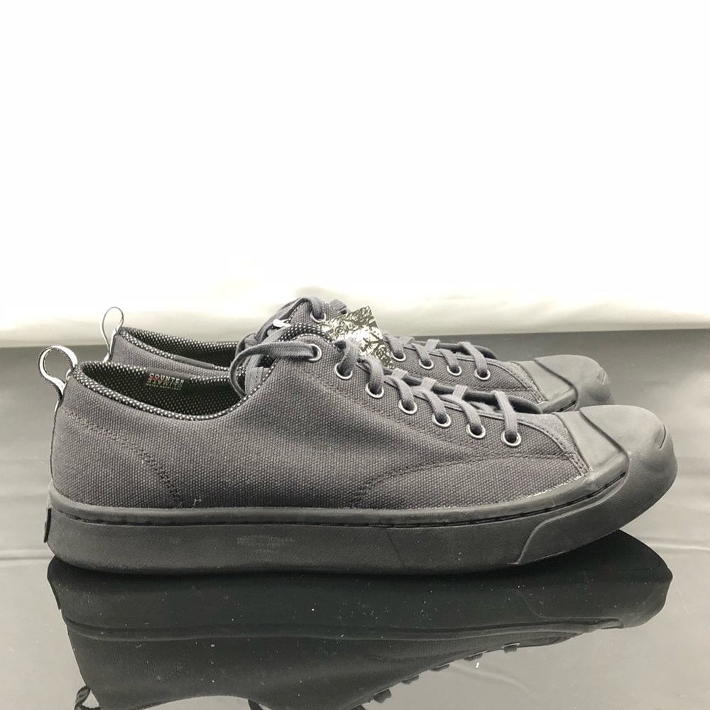 Converse Jack Purcell Triple Black Lace Ups Sz 7
